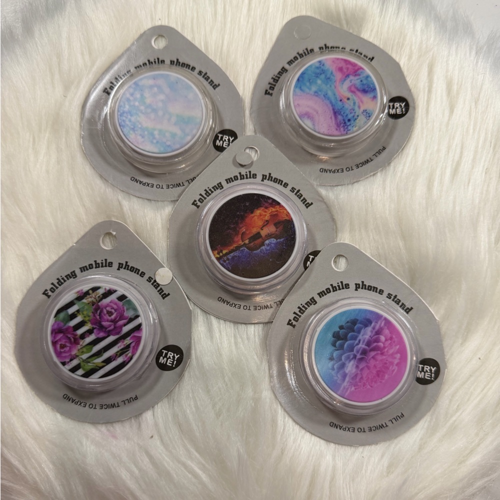 🩷5/$10 Colorful Mobile Phone Stand Set